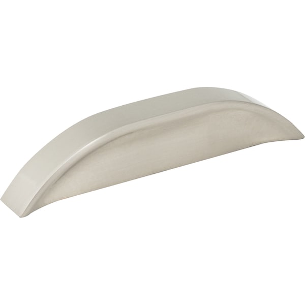 Jeffrey Alexander 3" / 96 mm Center-to-Center Satin Nickel Elara Cabinet Pinch Pull 484-396SN - main